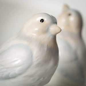 Blue & Gray Ceramic Bird