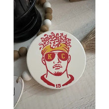 Load image into Gallery viewer, KC Chiefs Ceramic Coasters