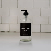 Load image into Gallery viewer, 16oz Clear Glass Soap Dispenser