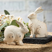 Load image into Gallery viewer, Small Rustic Bunny Figurine