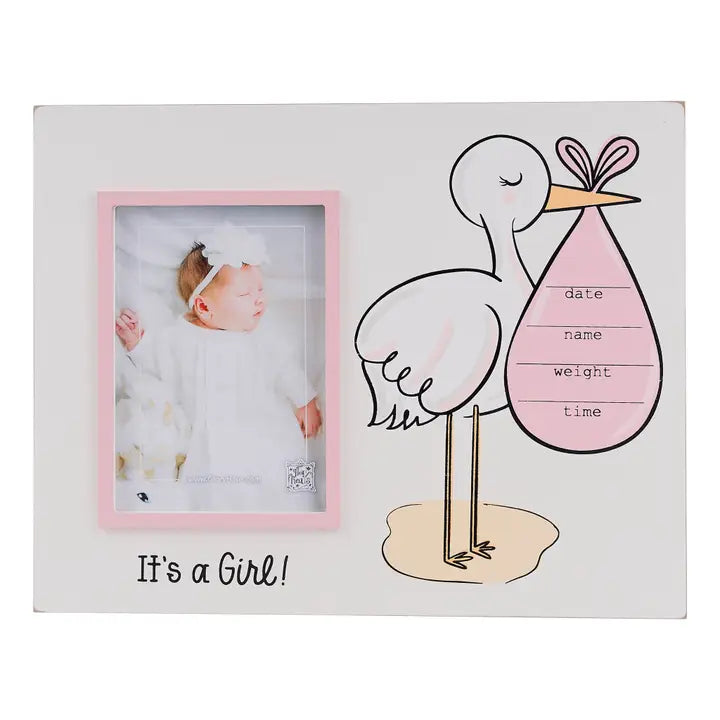 Stork It's A Girl Frame