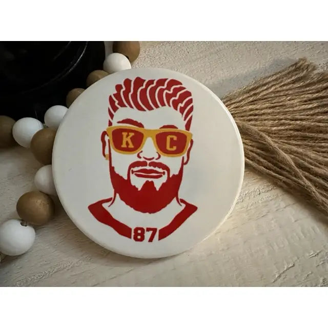 KC Chiefs Ceramic Coasters