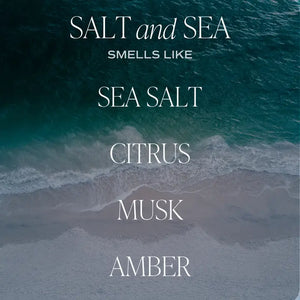 Salt & Sea Amber Jar Soy Candle