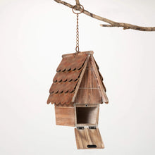 Load image into Gallery viewer, Copper Shingled Birdhouse