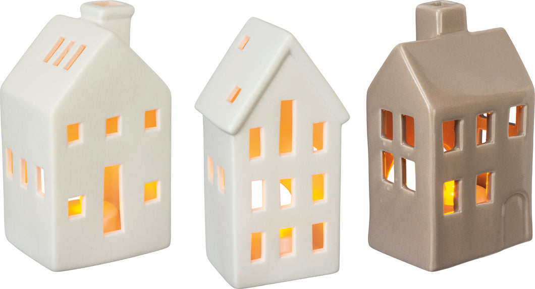 Ceramic House Candle Holder