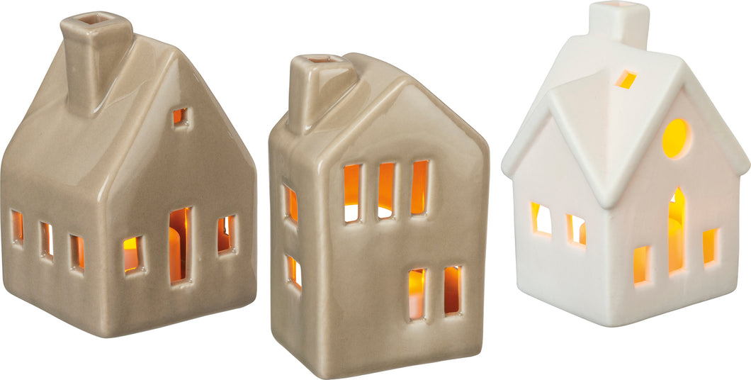 Ceramic House Candle Holder