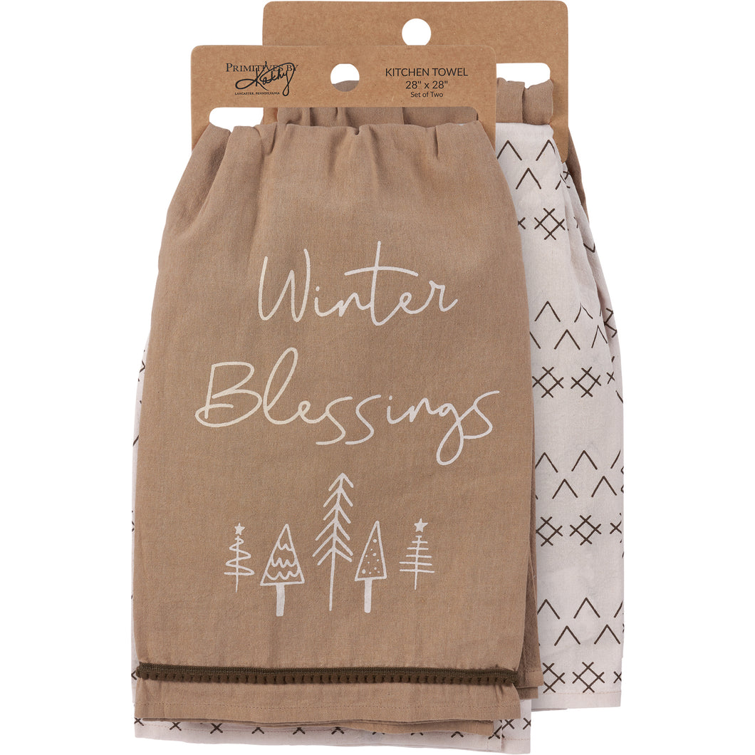 Winter Blessings Kitchen Towel Set