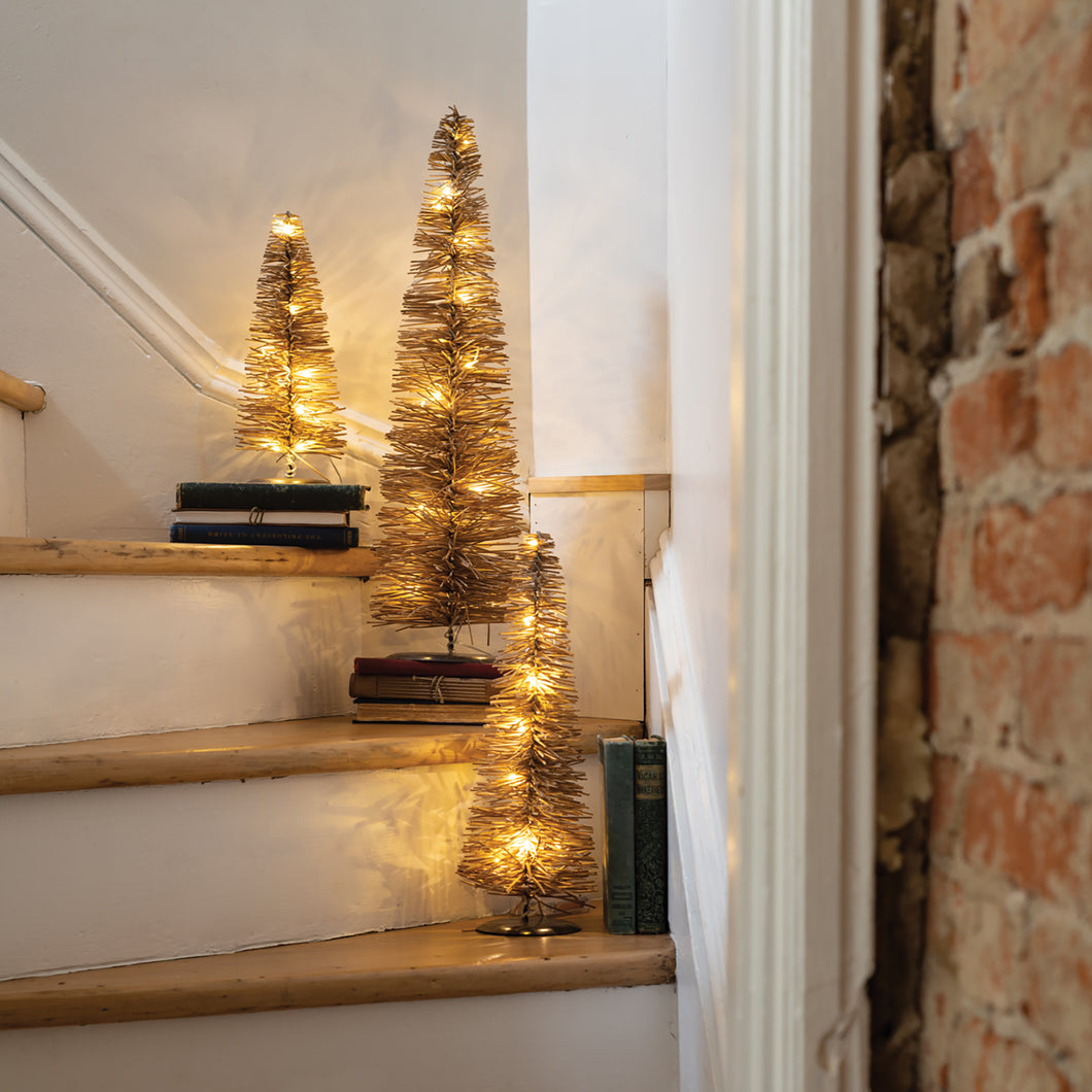 Lighted Rattan Tree