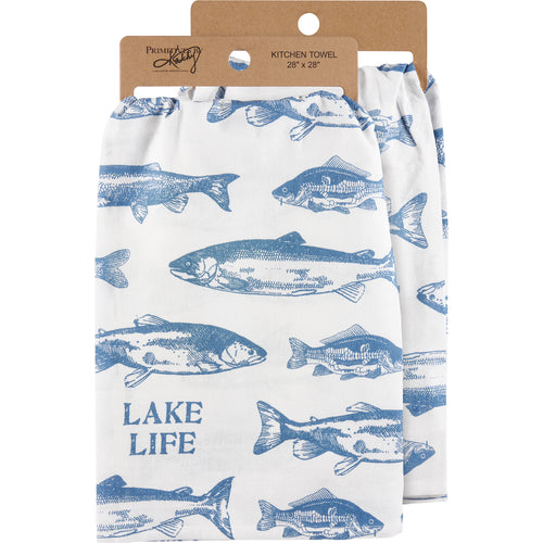 Lake Life Tea Towel
