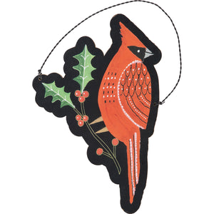 Moody Cardinal Ornament