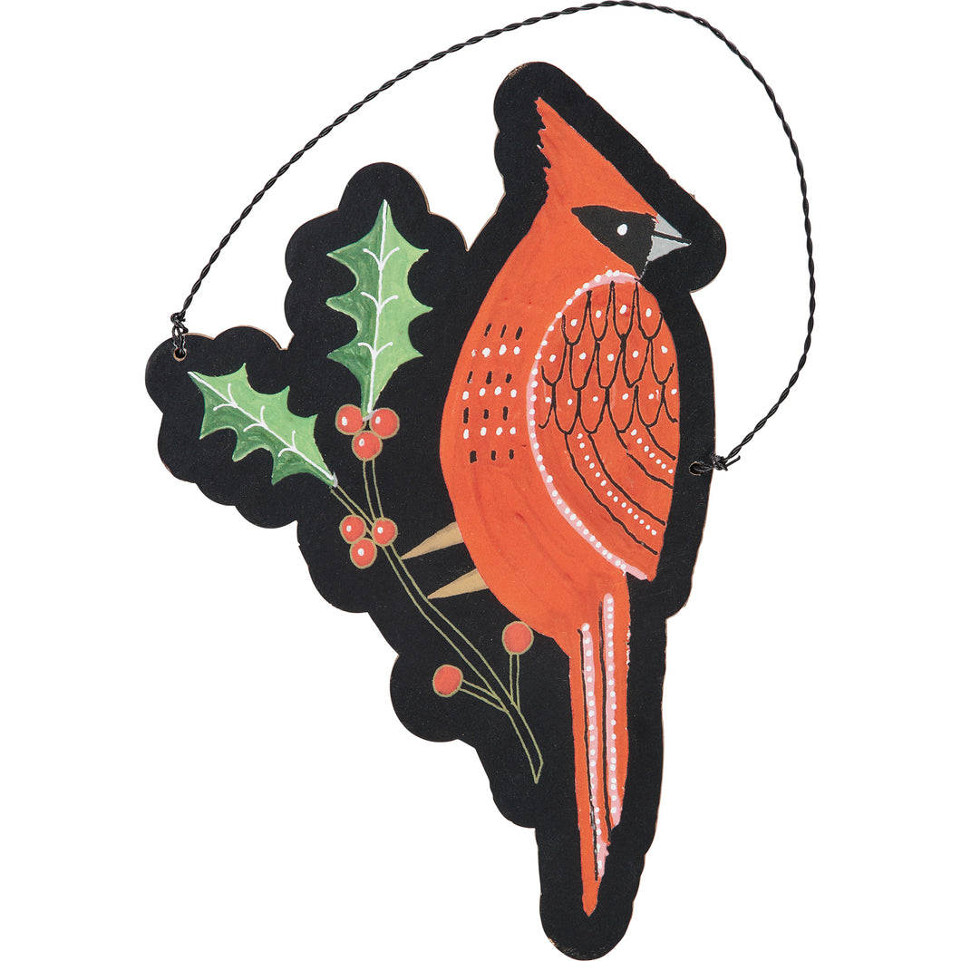 Moody Cardinal Ornament