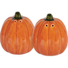 Load image into Gallery viewer, Pumpkin Salt &amp; Peppers Shaker Set