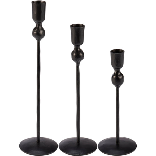Black Iron Taper Candle Holder
