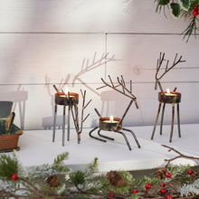 Load image into Gallery viewer, Iron Deer Tea Light Holder