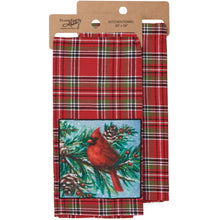 Load image into Gallery viewer, Plaid Christmas Animal Towel