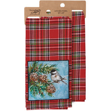 Load image into Gallery viewer, Plaid Christmas Animal Towel