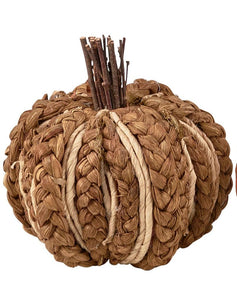 Woven Rattan Pumpkins