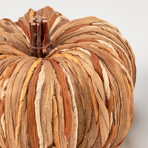 Woven Rattan Pumpkins