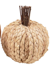 Woven Rattan Pumpkins