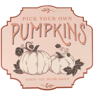 Pick Your Own Pumpkins Wall Decor