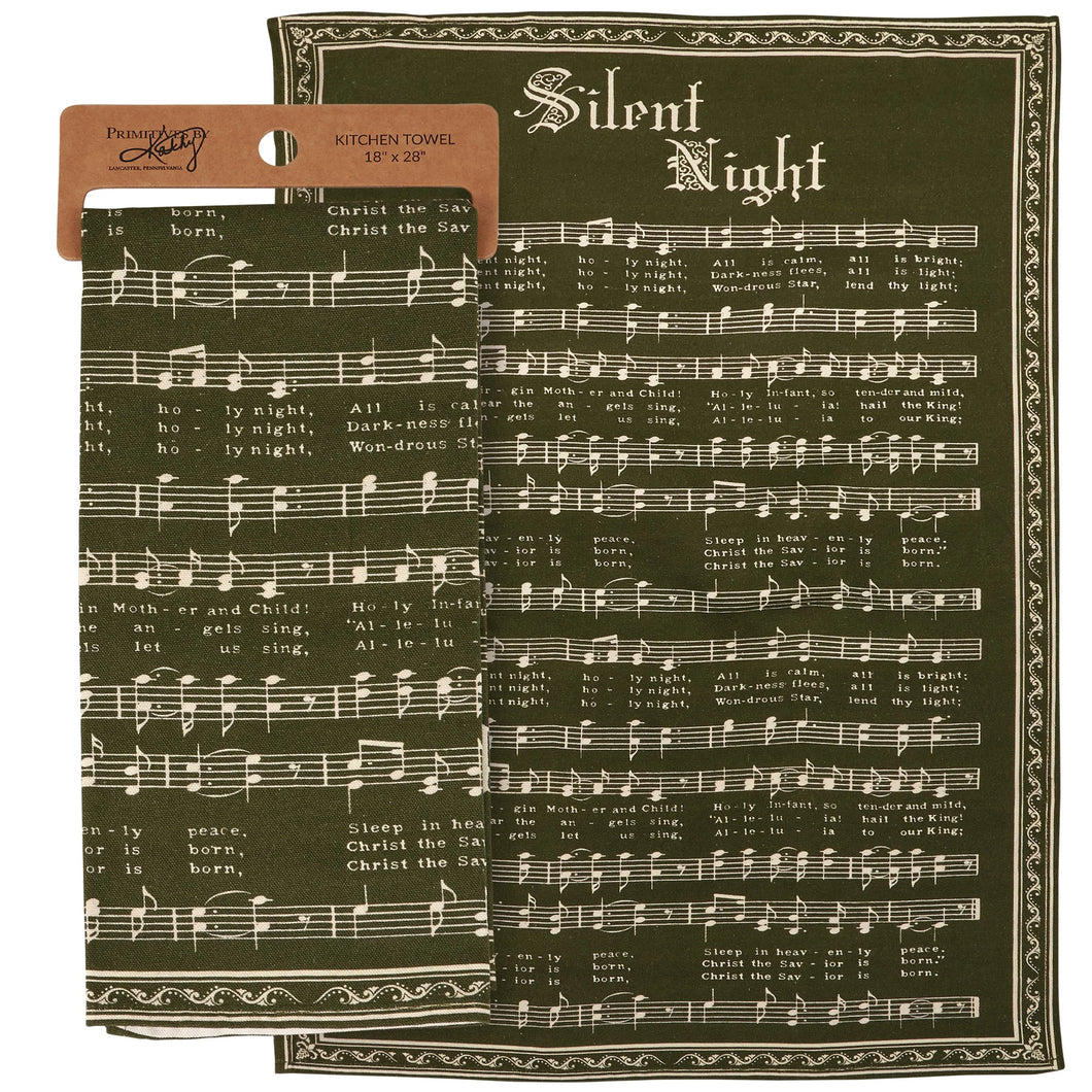 Silent Night Kitchen Towel