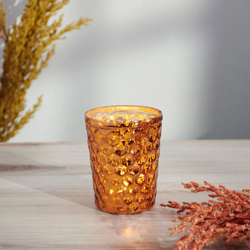 Amber Candle Holder