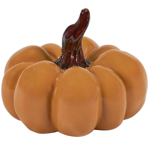 Orange Ceramic Pumpkin