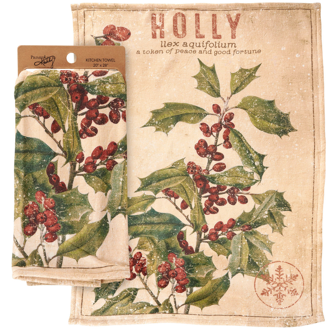Holly Kitchen Towel