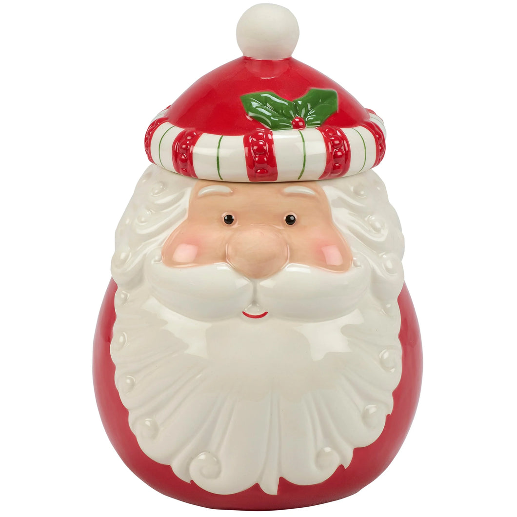 Jolly Santa Cookie Jar