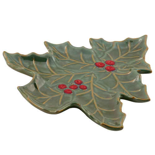 Holly Berry Tree Plate