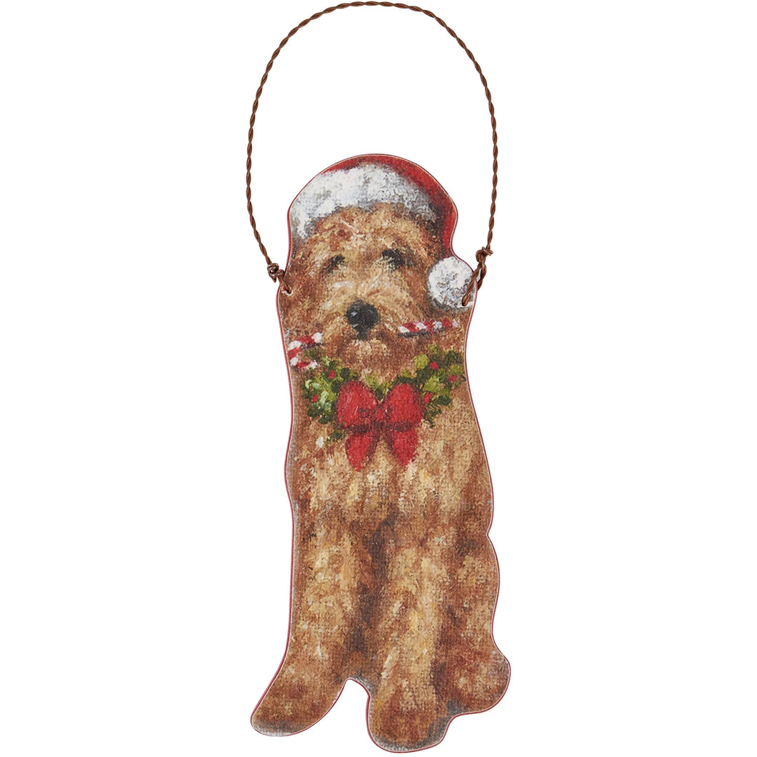 Doodle Santa Ornament
