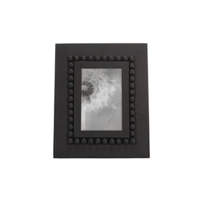 Gigi Black 4x6 Beaded Picture Frame
