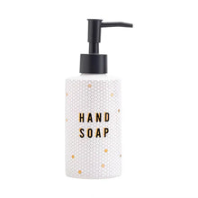 Load image into Gallery viewer, Honeycomb Tile 8.5oz Soap Dispenser