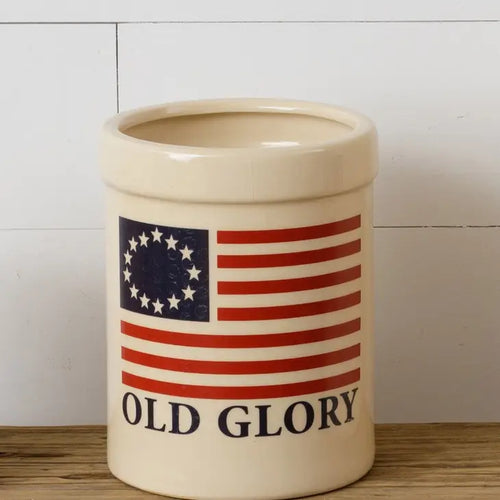 Old Glory Crock