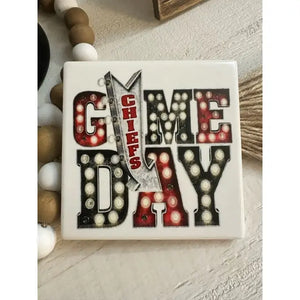 KC Chiefs Ceramic Coasters