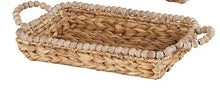 Load image into Gallery viewer, Water Hyacinth Basket w/Beaded Edge