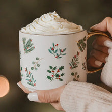 Load image into Gallery viewer, Gold Foil Christmas Mug Collection