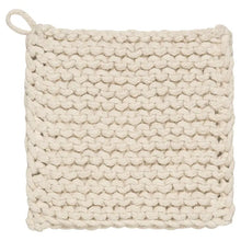 Load image into Gallery viewer, Knit Potholder/Trivet