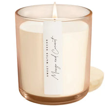 Load image into Gallery viewer, Mango &amp; Coconut 12oz Tinted Glass Candle
