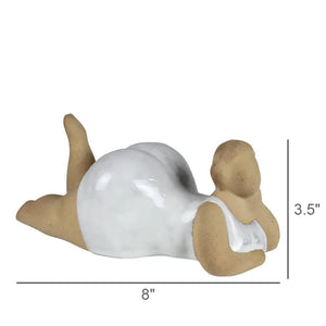 Laying Sun Bathing Lady – The Gingered Farmhouse