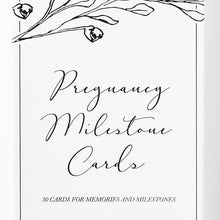 Load image into Gallery viewer, Pregnancy Milestone Cards