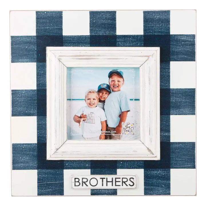 Brothers/Sisters Plaid Frame – The Gingered Farmhouse