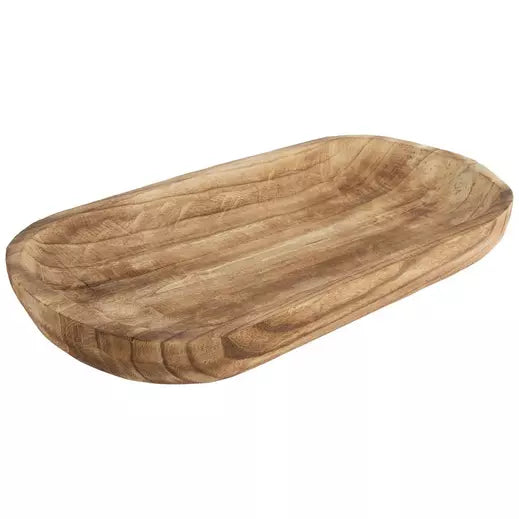 Light Wood Dough Bowl