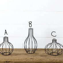 Load image into Gallery viewer, Stem Vase w/ Metal Frame