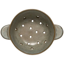 Load image into Gallery viewer, Gray Stoneware Fruit Bowl 7 Inch