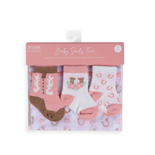 Baby Socks Trio Bloomin' Boots