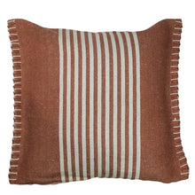 Load image into Gallery viewer, Rust Stripe Aberdean Pillow
