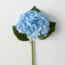 Load image into Gallery viewer, Freshcut Vivid Blue Hydrangea Spray