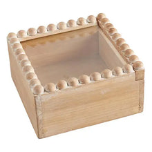 Load image into Gallery viewer, Beaded Glass Top Box