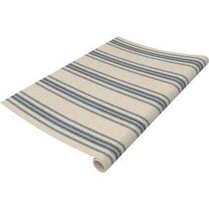Blue Stripe Paper Table Runner